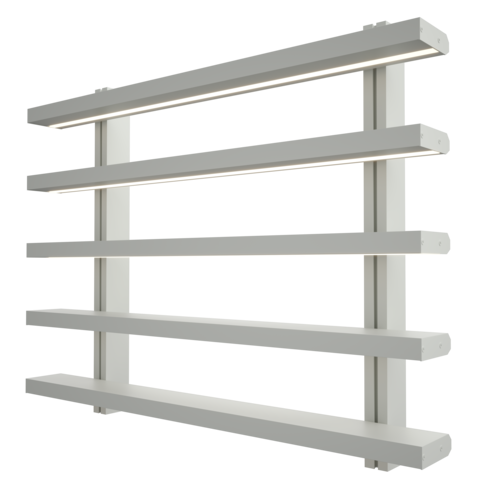 Celosía fija-móvil R-100 LED